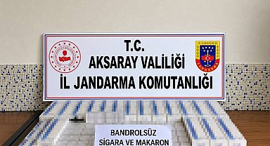 Aksaray'da kaçak sigara ve tütün operasyonu: 5 gözaltı