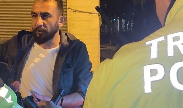 Alkollü yakalanan sürücü, ekiplere 'abartmayın' diyerek çıkıştı
