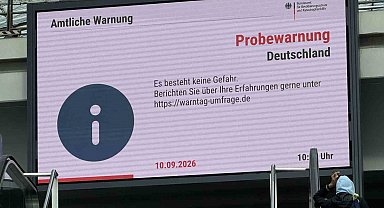 Almanya'da siren sesleri yükseldi