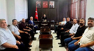Altun'dan, Kaymakam Ceylan'a hayırlı olsun ziyareti
