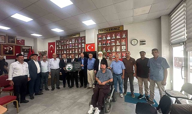 Anadolu Aşiretler Federasyonundan Iğdır Şehit ve Gazi Derneği'ne ziyaret