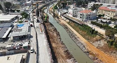 Antakya'da Ata Köprüsü'nde çalışmalar devam ediyor
