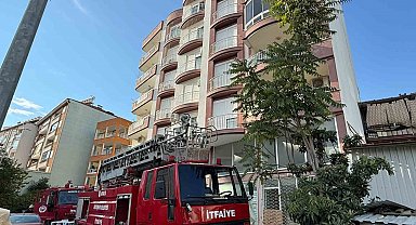 Antalya'da balkonda çıkan yangın korkuttu