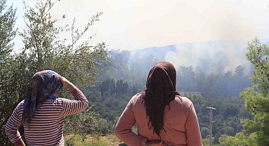 Antalya'da yangının 21. saatinde vatandaşın tedirgin bekleyişi sürüyor