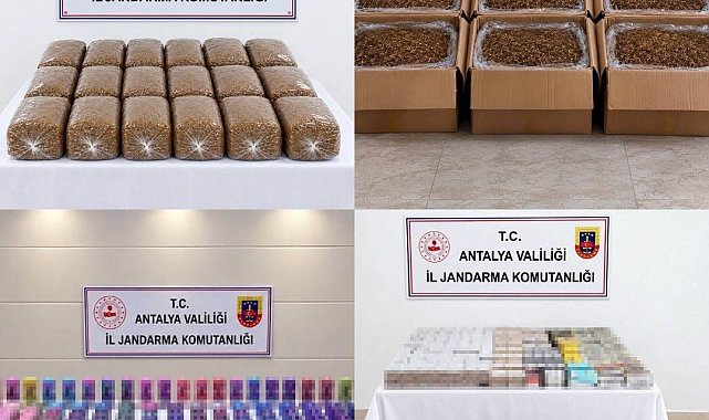 Antalya'da yarım ton kıyılmış tütün ele geçirildi