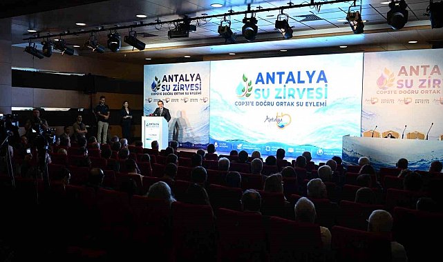 Antalya'nın suyu zirvede konuşuldu