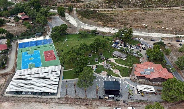 Asparan kamp ve spor tesisleri hizmete açıldı