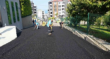 Atakum'da asfalt çalışması