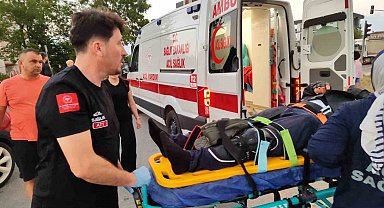 Atakum'da otomobil ile motosiklet çarpıştı: 1 yaralı