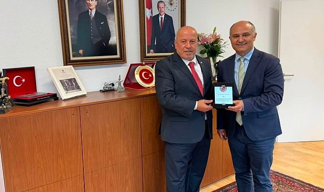 ATGB'den Essen Başkonsolosu Aydın'a veda ziyareti