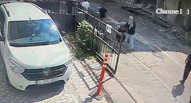 Avcılar'da faciadan saniyelerle kurtuluş kamerada