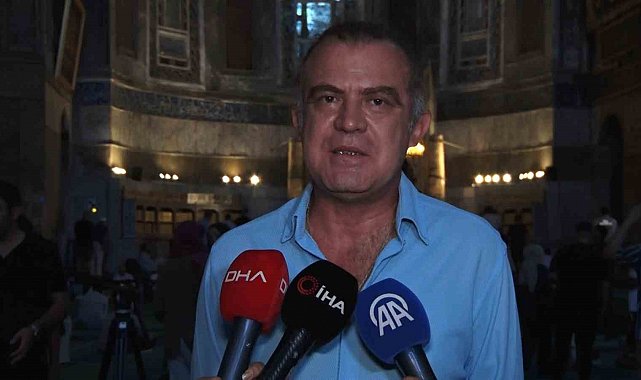 Ayasofya restorasyonunda yeni bir aşamaya geçildi: "Doğu yarım kubbenin restorasyonuna başlayacağız"