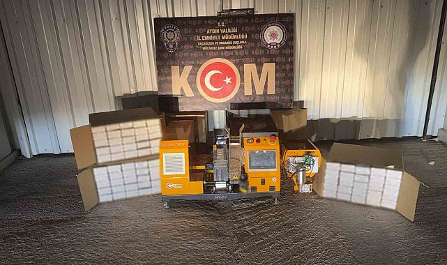 Aydın'da 5 adrese eş zamanlı kaçakçılık operasyonu: 3 tutuklama
