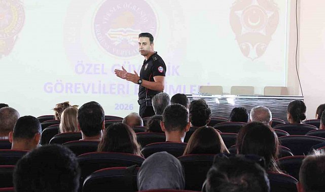 Aydın'da güvenlik personeline gelişim eğitimi