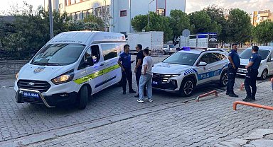 Aydın'da okul önünde hareketli anlar