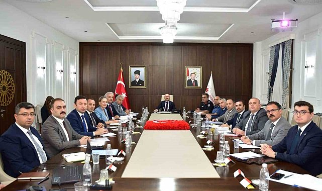 Aydın'da okulların güvenliği için toplantı yapıldı