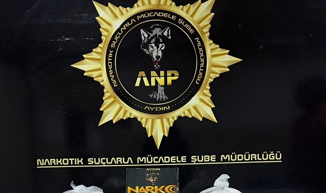 Aydın'da ticari takside 1 kilo 21 gram metamfetamin ele geçirildi