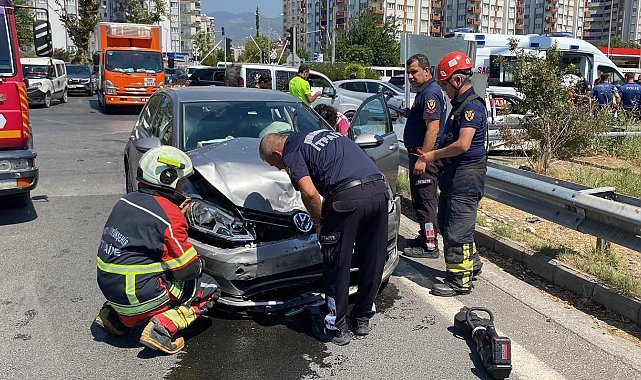 Aydın'da trafik kazası: 1'i bebek 4 yaralı