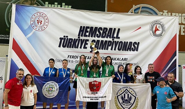 Aydınlı hemsball sporcularından Türkiye Şampiyonası'nda 24 madalya ve 7 kupa
