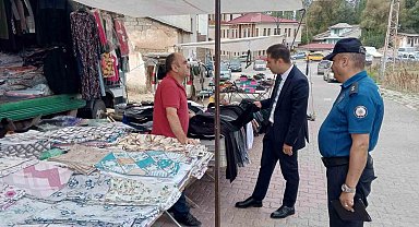 Aydıntepe'de Ahilik Haftası kapsamında esnaf ziyareti yapıldı
