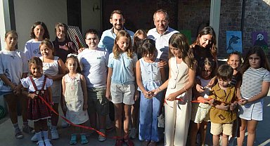 Ayvalık'ın minik Picasso'ları Cunda'da buluştu