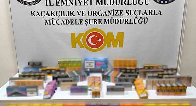 Bafra'da 500 paket kaçak sigara ele geçirildi