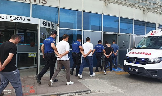 Bafra'da Sokaklar Güvende operasyonu: 10 gözaltı
