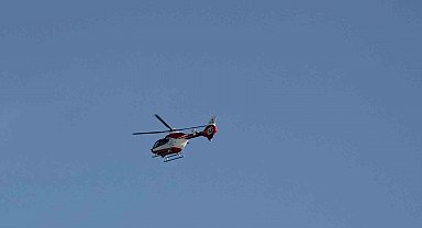 Bahçesaray'da perikardit hastası helikopter ambulansla Van'a sevk edildi