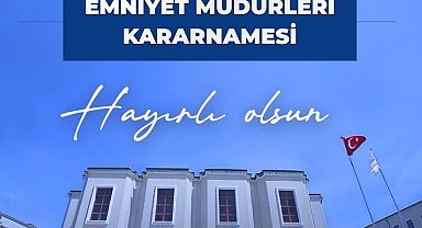 Bakan Çiftçi: "Yeni atanan emniyet müdürlerimize başarılar diliyorum"