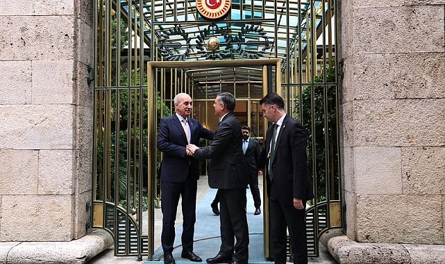 Bakan Çiftçi, TBMM Başkanı Kurtulmuş'u ziyaret etti