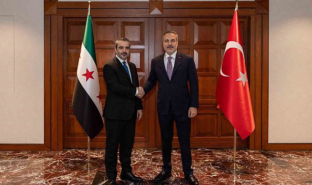 Bakan Fidan, Suriyeli mevkidaşı Şeybani ile görüştü
