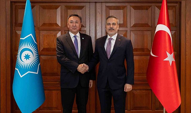 Bakan Fidan, Türk Devletleri Teşkilatı Genel Sekreteri Ömüraliyev ile görüştü