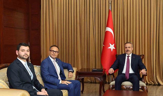 Bakan Fidan, TÜRKPA Genel Sekreteri Hasan ile görüştü
