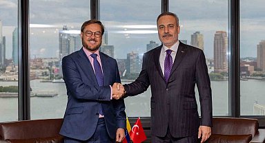 Bakan Fidan, Venezuela Dışişleri Bakanı Felix Plasencia Gonzales ile bir araya geldi