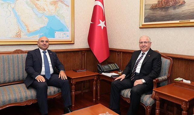 Bakan Güler, Azerbaycan'ın Ankara Büyükelçisi Aslanov ile görüştü