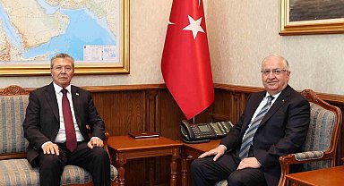 Bakan Güler, KKTC Başbakanı Üstel ile görüştü