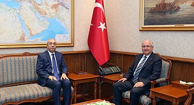 Bakan Güler, Mehdi Eker ile görüştü