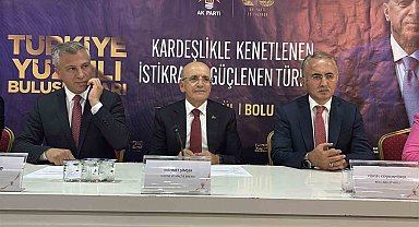 Bakan Şimşek Bolu'da iş dünyası ve teşkilatla buluştu