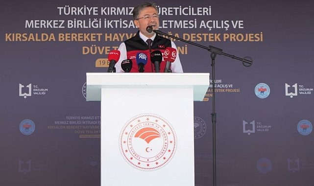 Bakan Yumaklı Erzurum'da açıkladı: "Artık hayvan aşısı ve kimliklendirme ücreti alınmayacak"