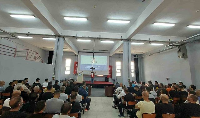 Bandırma Açık Ceza İnfaz Kurumu'nda kadına yönelik şiddet eğitimi