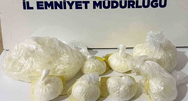 Bandırma'da kaçmaya çalışan şüpheliden 153 gram metamfetamin çıktı