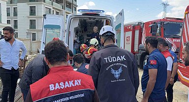 Başakşehir'de inşaat alanında göçük: 1 işçi hayatını kaybetti
