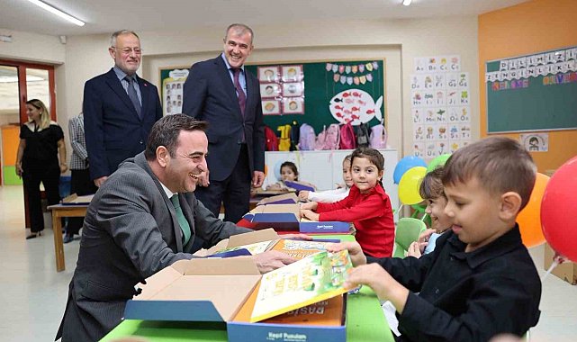 Başiskele'de anaokulu öğrencilerine eğitim seti