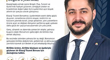 Başkan adayı Şenol Arslan: "Borsamızın geleceğini birlikte inşa etmek istiyoruz"