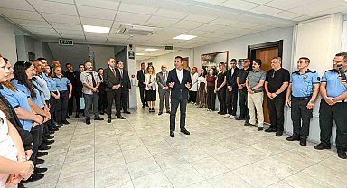 Başkan Ahmet Akın'dan Zabıta Teşkilatına anlamlı ziyaret