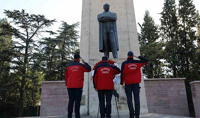 Başkan Akın'dan kahraman itfaiyecilere anlamlı jest