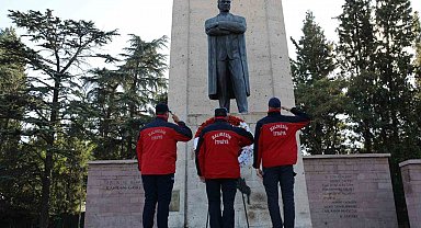 Başkan Akın'dan kahraman itfaiyecilere anlamlı jest