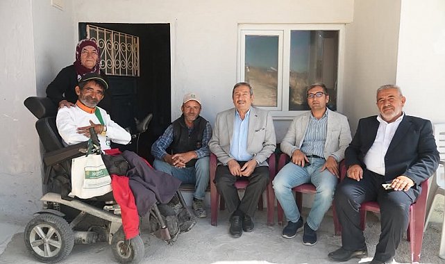 Başkan Bozkurt, sanatsever Hasan Avcı'yı ziyaret etti