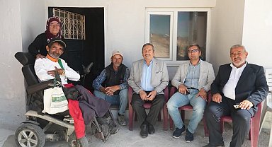 Başkan Bozkurt, sanatsever Hasan Avcı'yı ziyaret etti