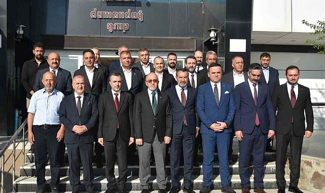 Başkan Dumandağ, Bakan Yardımcısı Aydoğdu ve il protokolünü ağırladı